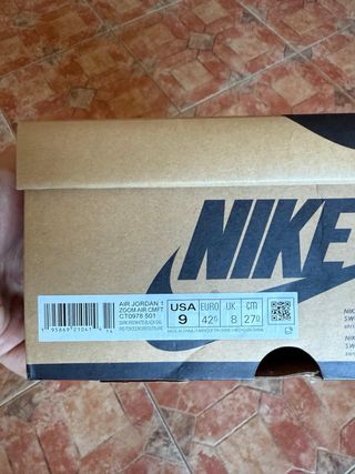 Jordan 1 high "CMFT" crater purple