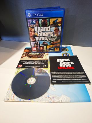 Grand Theft Auto V Ps4 + Mapa /Juego GTA 5 / GTA V