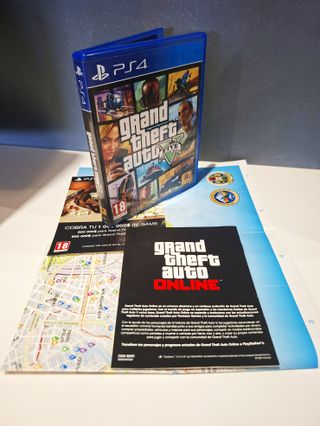 Grand Theft Auto V Ps4 + Mapa /Juego GTA 5 / GTA V