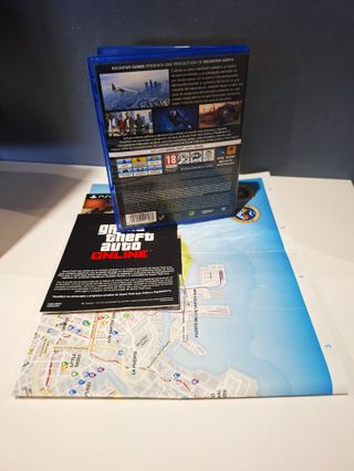 Grand Theft Auto V Ps4 + Mapa /Juego GTA 5 / GTA V