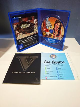 Grand Theft Auto V Ps4 + Mapa /Juego GTA 5 / GTA V