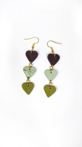 Pendientes Corazón Colgantes Personalizados