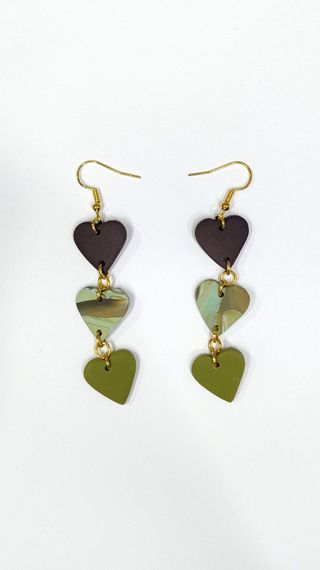Pendientes Corazón Colgantes Personalizados