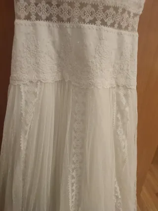 Vestido de Novia Blanco Encaje