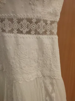 Vestido de Novia Blanco Encaje