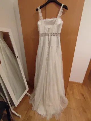 Vestido de Novia Blanco Encaje