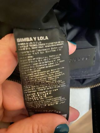 Bolso Negro BIMBA Y LOLA