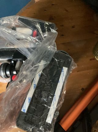 Aspiradora portátil Fieety naranja y negra