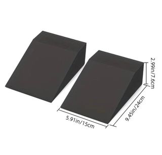 Cuñas elevadoras negro (2 unidades)