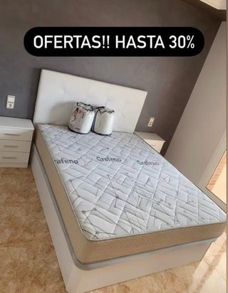 Canapé de matrimonio blanco