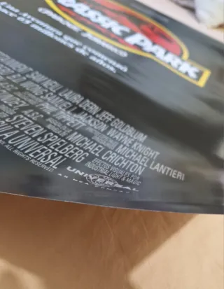 Póster Jurassic Park Película Original