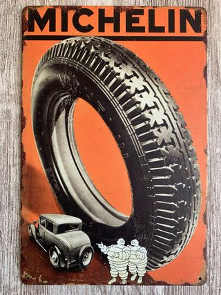 Cartel Publicitario Michelin