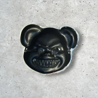 Máscara de Halloween Oso Terror Blanco