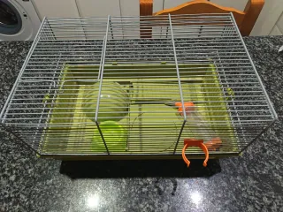 Jaula y transportín para hámster