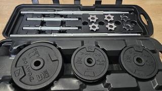 Kit Pesas 50kg + Banco Profesional + REGALOS