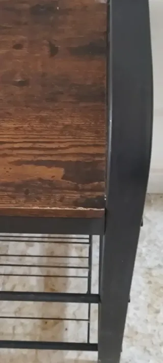 Perchero Metálico y Madera