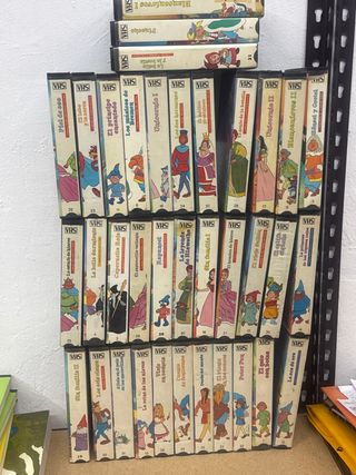 Lote Cintas VHS Cuentos Infantiles Clásicos
