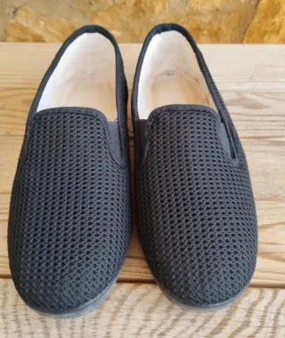 Zapatillas casa negras vintage T.36