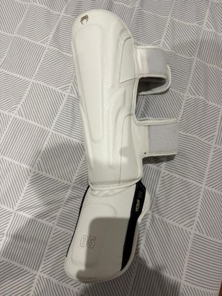 Espinilleras Boxeo Venum Blancas Talla 05