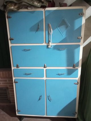 Alacena Azul y Blanca