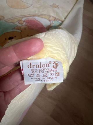 Manta infantil ositos 108x130