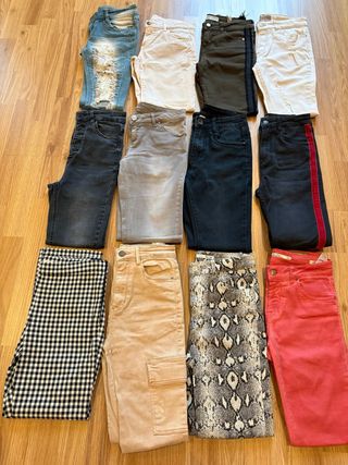 Lote 12 Pantalones Variados - 18€
