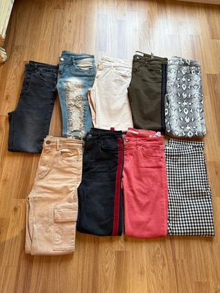Lote 12 Pantalones Variados - 18€