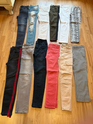 Lote 12 Pantalones Variados - 18€