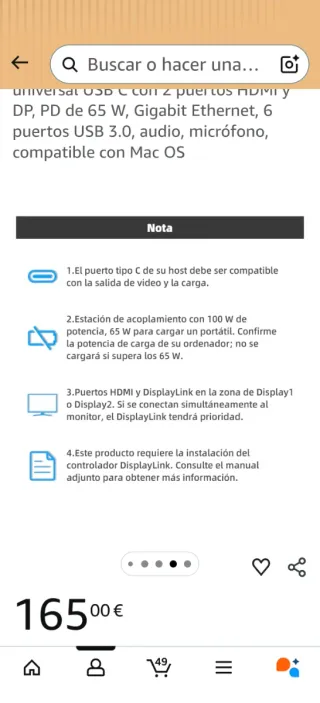 Estación de acoplamiento WAVLINK USB-C