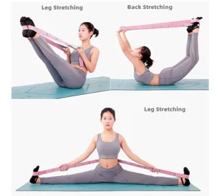 Bandas de estiramiento de yoga