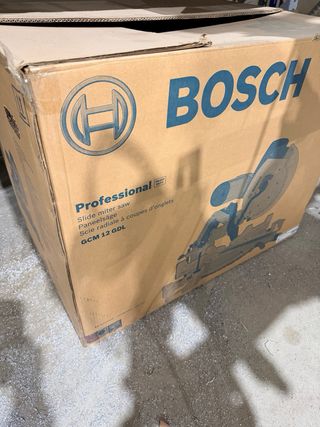 Ingletadora Bosch GCM 12 GDL con mesa oficial