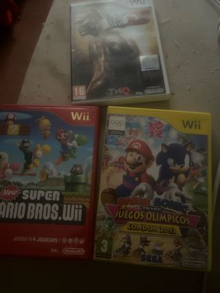 Wii: Super Mario Bros. & Mario & Sonic wwe 12
