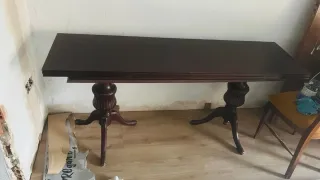 Mesa extensible vintage madera