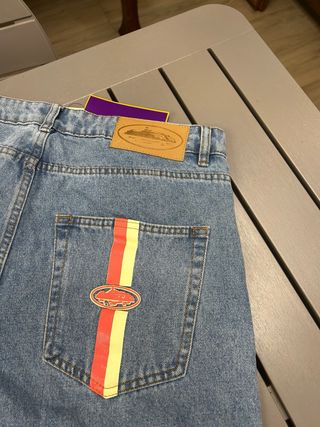 Jeans Corteiz Blu Taglia 34