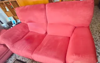 2 sofás de 2 plazas cómodos de tela