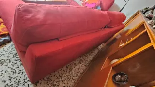 2 sofás de 2 plazas cómodos de tela