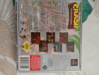 Crash Bandicoot PS1 Platinum. Disco impoluto
