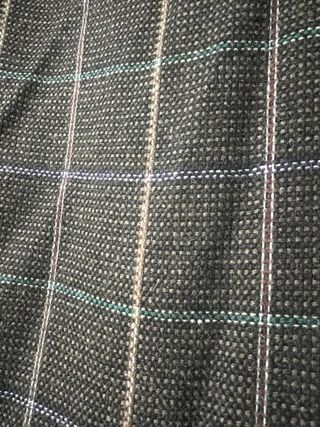 Chaqueta cuadros botones terciopelo