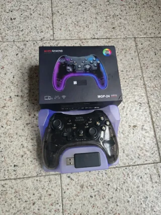 Mando Mars Gaming RGB Transparente