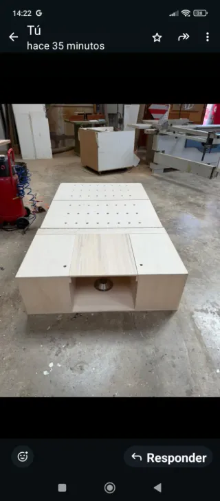 Mueble de madera "camper" para instalar en furgone