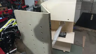 Mueble de madera "camper" para instalar en furgone