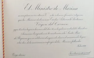 Antiguo documento A.San Juan 1946