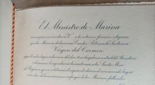 Antiguo documento A.San Juan 1946