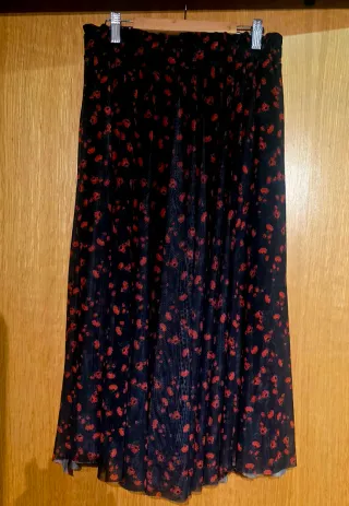 Falda tul flores - STRADIVARIUS