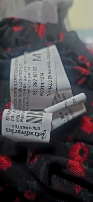 Falda tul flores - STRADIVARIUS