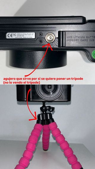 Cámara Digital con pantalla abatible