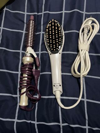 Peine Alisador y Rizador Eléctrico