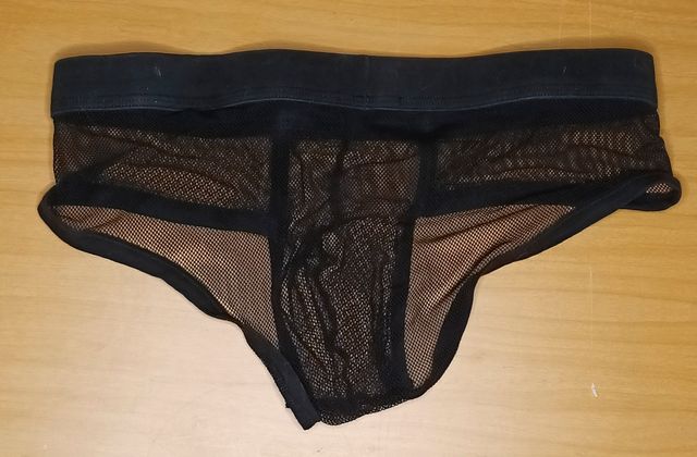 Calzoncillo calado negro