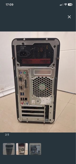PC i5 8GB RAM 120GB SSD Negro