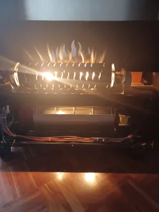 Estufa Eléctrica Lervia Chimenea Leña UN CAPRICHO